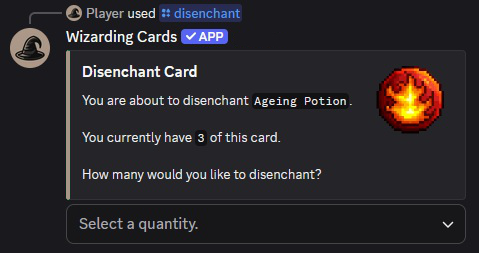 Card Disenchanting Screenshot